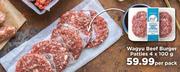 Wagyu Beef Burger Patties-4 x 100g Per Pack