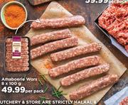 Amaboerie Wors-8 x 100g Per Pack
