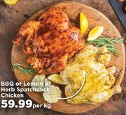 BBQ Or Lemon & Herb Spatchcock Chicken-Per Kg