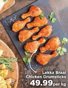 Lekka Braai Chicken Drumsticks-Per Kg