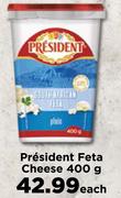 President Feta Cheese-400g Each