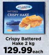 Atlantis Crispy Battered Hake-2Kg Each