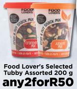 Food Lover's Selected Tubby Assorted-For Any 2 x 200g