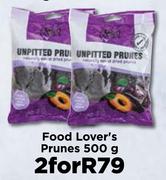 Food Lover's Prunes-For 2 x 500g