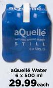Aquelle Water-6 x 500ml Each