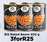 BIS Baked Beans-For 3 x 400g
