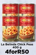 La Belinda Chick Peas-For 4 x 400g