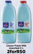 Clover Fresh Milk Assorted-For 2 x 2L