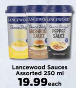 Lancewood Sauces Assorted-250ml Each