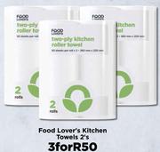 Food Lover's Kitchen Towels-For 3 x 2's