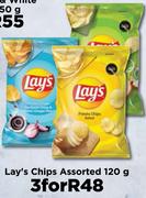 Lay's Chips Assorted-For 3 x 120g