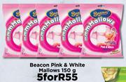 Beacon Pink & White Mallows-For 5 x 150g