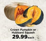 Crown Pumpkin Or Hubbard Squash-Each