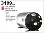 Kwikot 150Ltr Superline Geyser 600KPA DSG-150-5