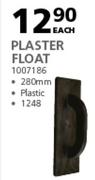 Livingstone Plaster Float