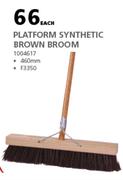 Academy 460mm Platform Synthetic Brown Broom F3350
