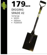 Lasher Digging Spade #2 FG00500