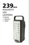 Magneto LED Lantern Tevo DBK281-Each