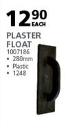 Livingstone Plaster Float 280mm (Plastic)