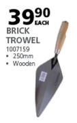 Livingstone Brick Trowel 250mm (Wooden)