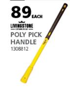 Livingstone Poly Pick Handle-Each