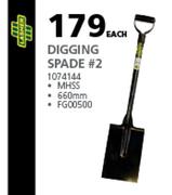 Lasher 660mm Digging Spade #2 FG00500-Each