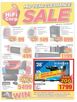 HiFi Corp : Mid Year Clearance Sale (15 June - 18 June 2017), page 1