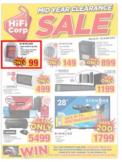 HiFi Corp : Mid Year Clearance Sale (15 June - 18 June 2017), page 1