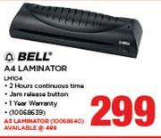 Bell A4 Laminator LM104