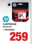 HP Cartridge 652 Black