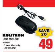 Kolitron USB Mouse MM404