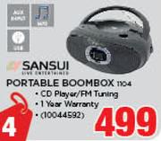 Sansui Portable Boombox