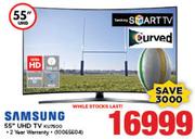 Samsung 55" UHD Smart Curved TV KU7500