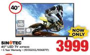 Sinotec 40" LED TV 40F3600