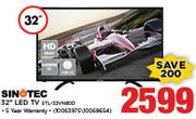 Sinotec 32" LED TV STL-32VN800