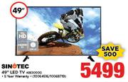 Sinotec 49" LED TV 49E3000G