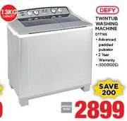 Defy 13Kg Twintub Washing Machine DTT165