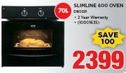 Defy 70Ltr Slimline 600 Oven DBO331