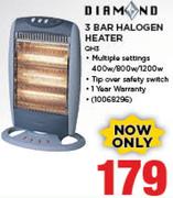 Diamond 3 Bar Halogen Heater QH3