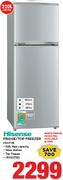Hisense 220Ltr White Fridge/Top Freezer H220TME