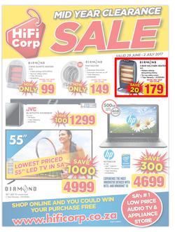 HiFi Corp : Mid Year Clearance Sale (29 June - 2 July 2017), page 1