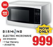 Diamond 28Ltr Electric Microwave