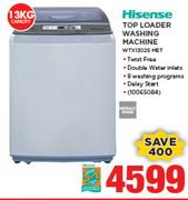 Hisense 13Kg Top Loader Washing Machine WTX1302S MET