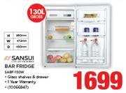 Sansui 130Ltr Bar Fridge SABF-130W