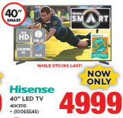 Hisense 40" Smart LED TV 40K3110