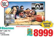 Hisense 55" Smart LED TV 55K3110