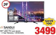 Sansui 39" LED TV SLED-39HDR
