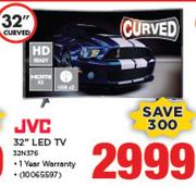 JVC 32" Curved LED TV 32N376