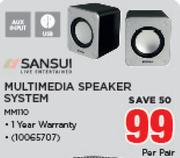 Sansui Multimedia Speaker MM110-Per Pair