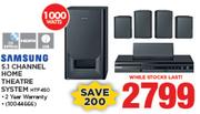 Samsung 5.1 Channel Home Theatre System HTF450